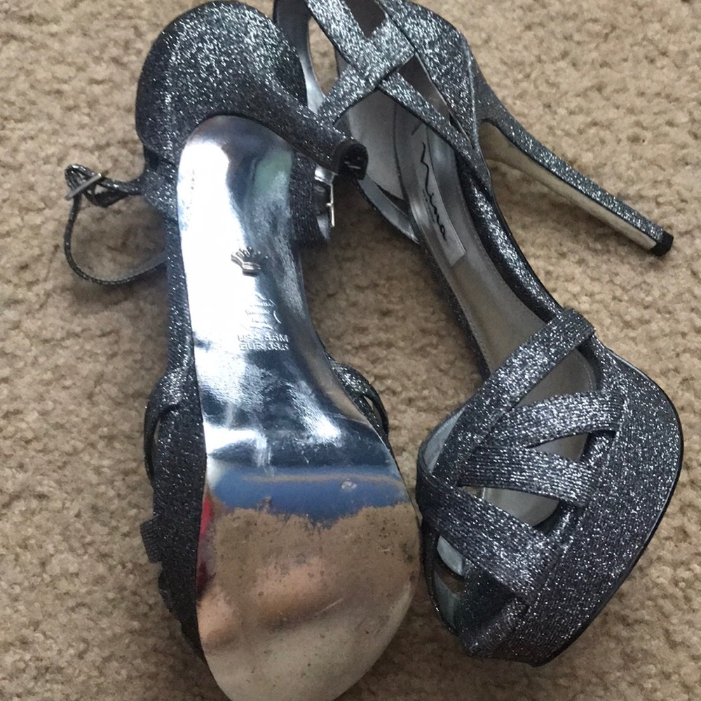 4inch glitter heel